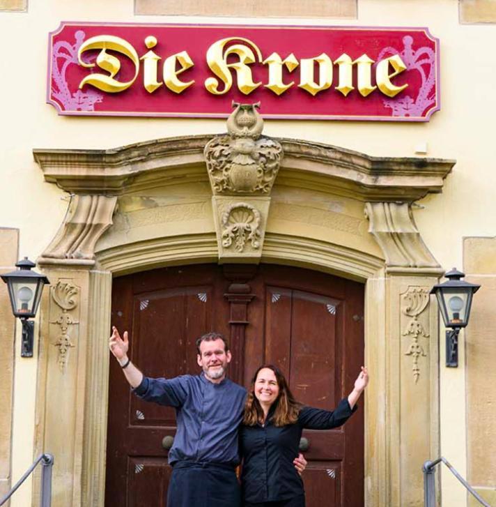 Gasthof Die Krone Schwäbisch Hall Zewnętrze zdjęcie