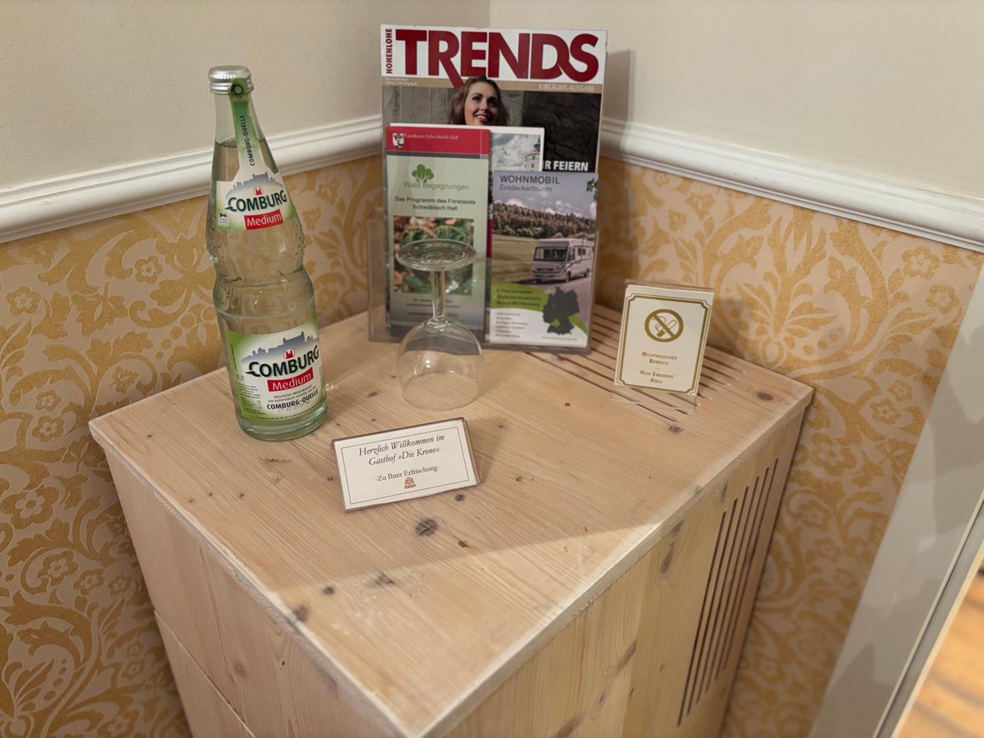 Gasthof Die Krone Schwäbisch Hall Zewnętrze zdjęcie